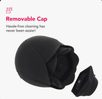 Black Bloom — Fifty Shades Hearts & Flowers Air-Pulse Stimulator