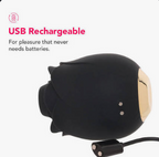 Black Bloom — Fifty Shades Hearts & Flowers Air-Pulse Stimulator